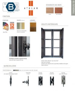Fenêtre, volet bois et quincaillerie - Tradilou - Atulam - So B Concept